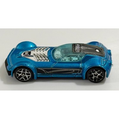 Hot Wheels Ballistik Toy Car Kids 1:64 Blue Metallic 2001 Diecast Speed Fleet