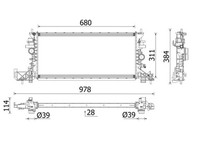 MotorküHler WasserküHler Premium Line Mahle CR 2699 000P FüR Opel Astra B16 CNG