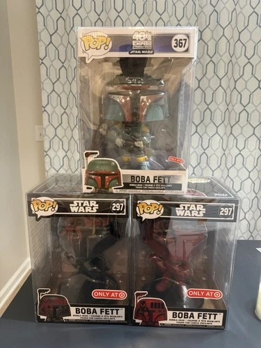 Funko Pop! Vinyl Jumbo 10 in: Star Wars - Boba Fett (10 inch)  Set Of 3 Target