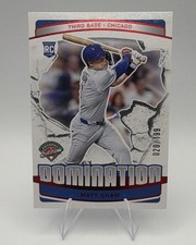 2025 Panini Prospect Edition Domination Matt Shaw Rookie Red /199 #16 Cubs