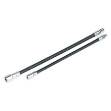 Image of Sealey Ak7342 Flexible Extension Adaptor Set 2Pc 1/4Sq X 254Mm And 3/8Sq X 305Mm