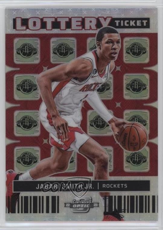 2022-23 Panini Contenders Optic Lottery Ticket Jabari Smith Jr #3 Rookie RC