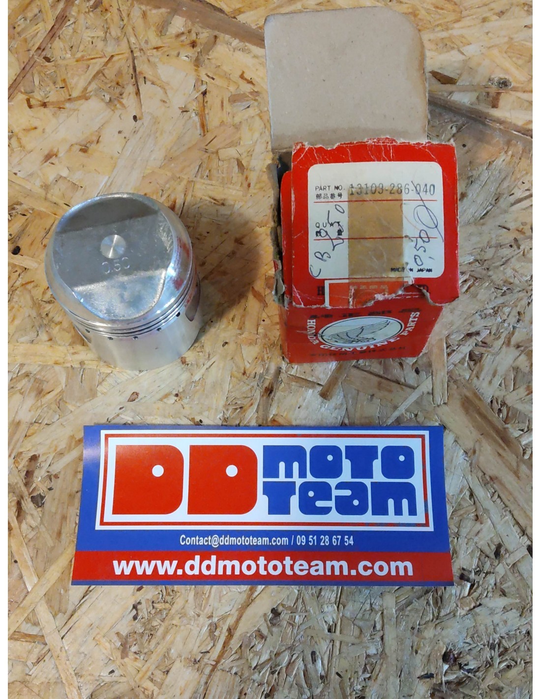 Piston côte 050 CB250K CB250G pièce moteur remplace 13103286030