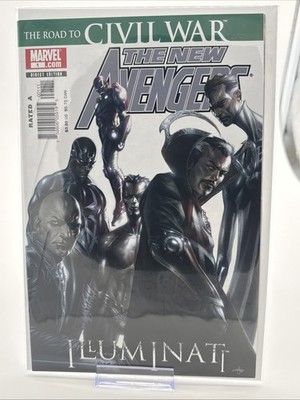 New Avengers: Illuminati #1 1st Solo Series Dell Otto Cover (Marvel Comics 2006)