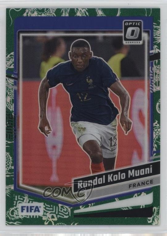 2023 Panini Donruss FIFA Optic Dragon Scale Prizm /8 Randal Kolo Muani #24 6m7