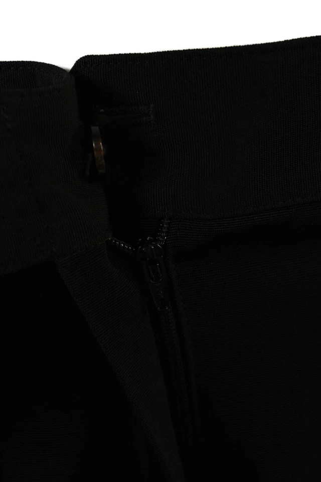 Теория женщин высокая талия подпоясанный широкие ноги платье шорты черный размер 2 - Изображение 4 из 4