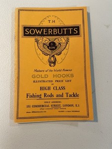 Vintage T.H. Sowerbutts & Son Catalog Fishing Tackle UK 1928 - 1937 RARE RARE!!!