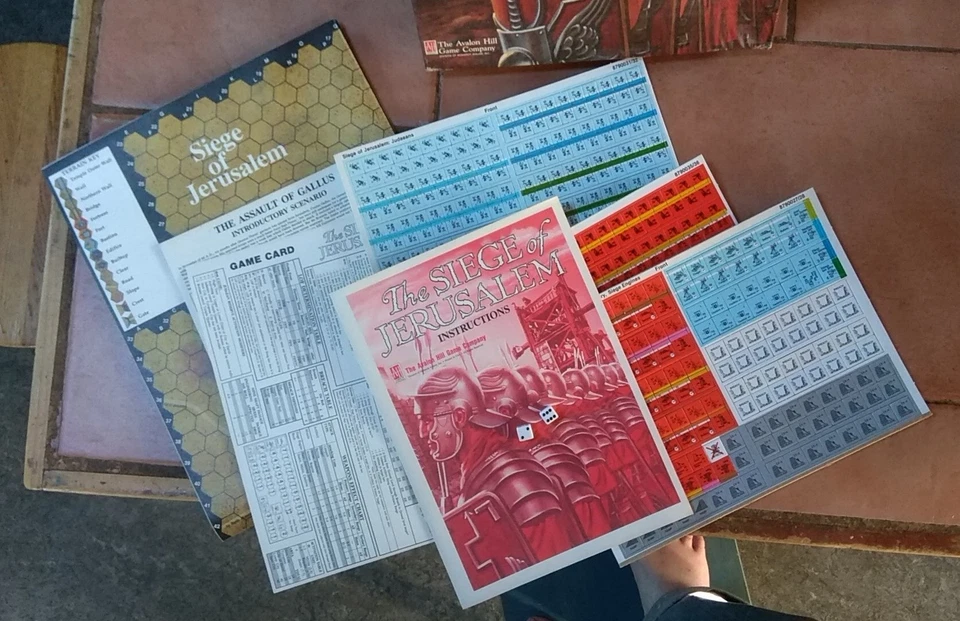 The Siege of Jerusalem board game,  Avalon Hill, never played, unpunched, as new - Image 4 of 4