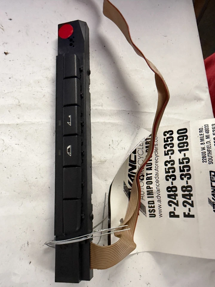 Interruptor de controle de teto superior dobrável conversível BMW 128i 2008 - 2013 9181244 fabricante de equipamento original - Imagem 4 de 4