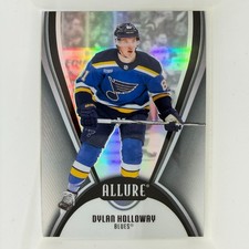 2025-26 Allure Black Rainbow #6 Dylan Holloway St. Louis Blues