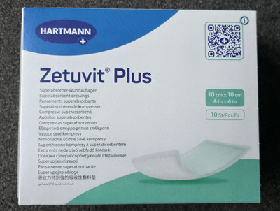 Zetuvit Plus 10x10cm à10Stk. PZN 02536259  INKL. VERSAND