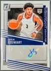 2025-26 Panini Donruss Basketball #SS-JSW Jaylin Stewart (NIL) Auto SMU Mustangs
