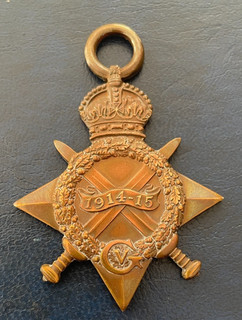 1914 15 Star to S 4176 L/Cpl M Swanson 8th Black Watck KIA Oct 1917 £4.99 Start