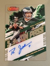 2022 Panini Contenders Ron Jaworski Season Pass Auto Autograph Card Eagles