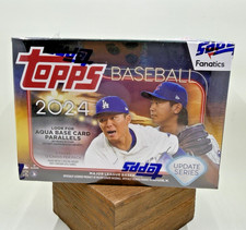 2024 Topps MLB Update Series Fanatics Blaster Box with Aqua Base Card Sealed NEW