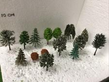 N Scale Set Of 15  Model Trees ,Forest,Scenery, Mix Of Types & Sizes FOL 05