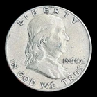 1960-D Franklin Silver Half Dollar