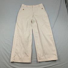 Spanx Jeans Womens 29 Large Khaki Wide Leg Stretch High Rise Boho