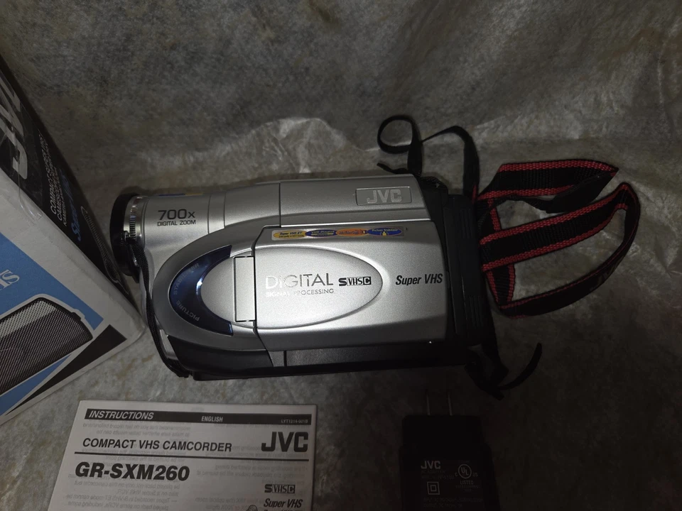 JVC  GR-SXM260U Super VHS SVHS S-VHS SVHSC Camcorder VCR Player Video - Image 2 of 4