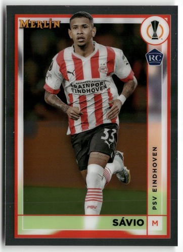 Savio #109 2022 Topps Merlin Chrome UEFA Club Competitions card