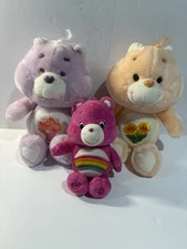 Care Bears 1983 1985 2014 Lot Of 3 Friend Share And Cheer Bear Original Vintage