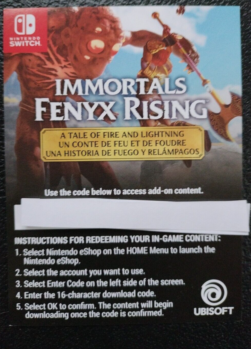 Immortals Flenyx Rosing DLC for Switch Unlock A Tale of Fire and