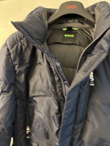 Boss Puffer Jacket Duck Down/Feather Navy Blue Herren Jacke US XL - Bild 2 von 13