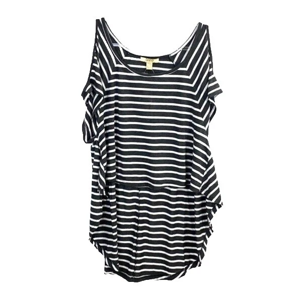 Fringe Striped Tops for Women
