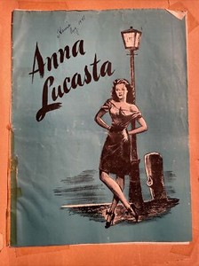ANNA LUCASTA Souvenir Program ISABELLE COOLEY / JOHN PROCTOR All Black Cast 1947