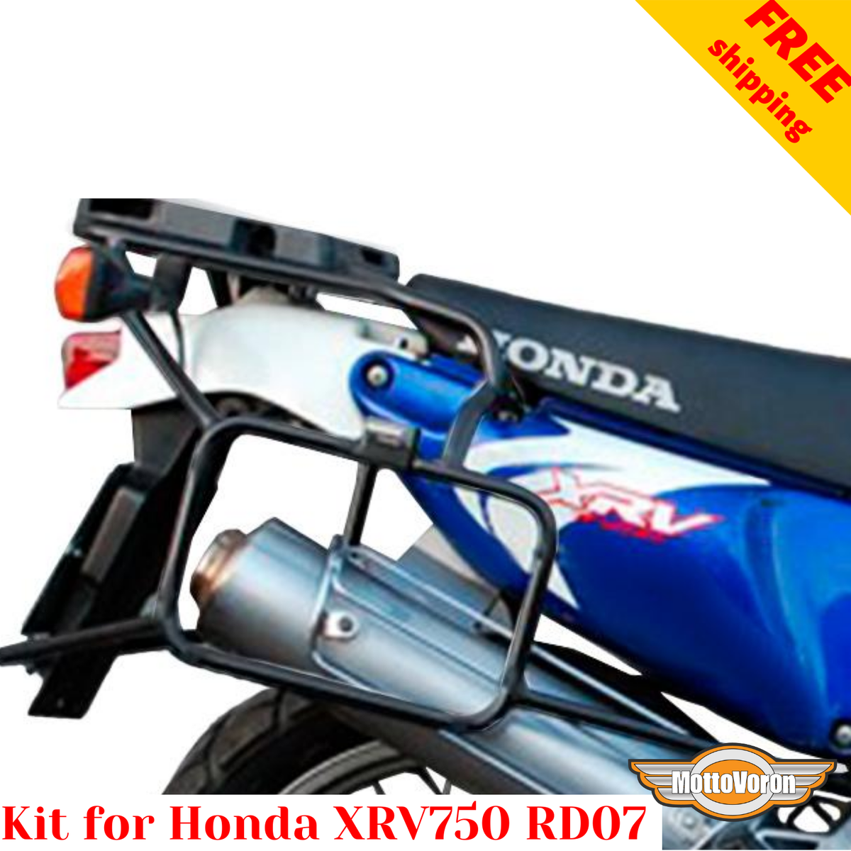 For Honda XRV 750 Africa Twin RD07 Luggage rack system Monokey