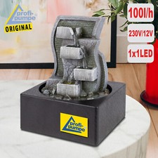 ZIMMERBRUNNEN TISCHBRUNNEN WASSERSPIEL SPRINGBRUNNEN LED WASSER BRUNNEN