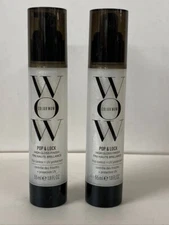 2 pack--- Color Wow Pop and Lock Crystallite Shellac High Gloss Finish - 1.8oz