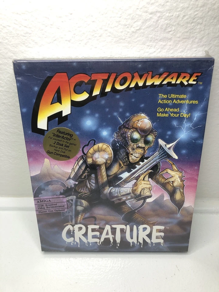 Actionware Creature Commodore Amiga BIG BOX PC Game NEW SEALED RARE - Image 2 of 4