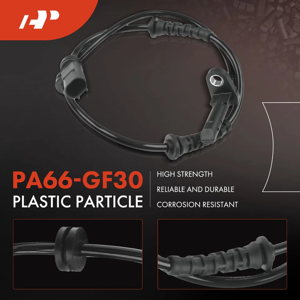 A-Premium 2x ABS Wheel Speed Sensor Rear for BMW 528i 550i 650i 640i xDrive M6 - Image 4 of 4