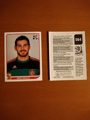 Iker Casillas,# 564,Panini Album,SOUTH AFRICA 2010,FIFA WORLD CUP,WM-Star  
