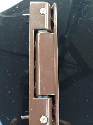 Avocet 3-Pack UPVC Door Butt Hinges – 115mm Flat Or Angled – For Double Glazing PVC Doors