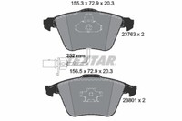 Textar 2376302 Bremsbelagsatz, Scheibenbremse FüR Audi,Seat