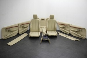 BMW 3er F31 LCI Innenausstattung Leder Sport Sitze Memory Armlehne SHZ beige