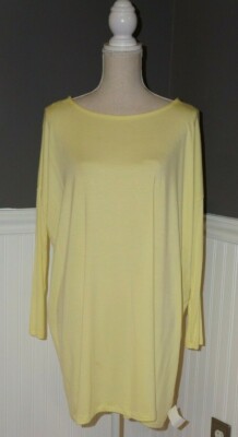 NEW Cherish Yellow Long Sleeve Oversized Top Size SM NWT 