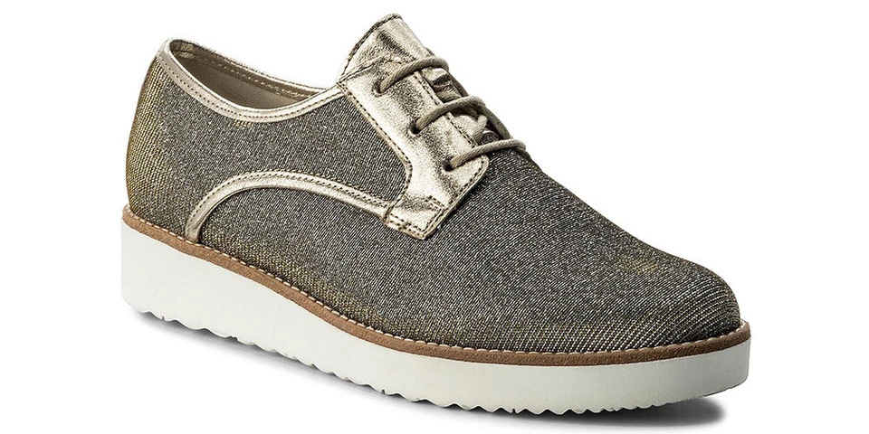 Gabor Donna Effekt.Met mezza scarpa in pelle platino - Immagine 2 di 3