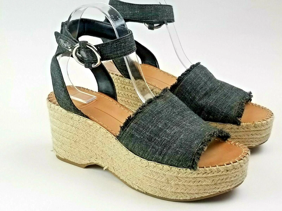 Sandalias de tacón de cuña desgastadas Dolce Vita para mujer talla 8 Foto 4 de 4