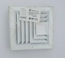 Hart & Cooley Ceiling Diffuser White A503MS 8x8 3 Way Shutter Type