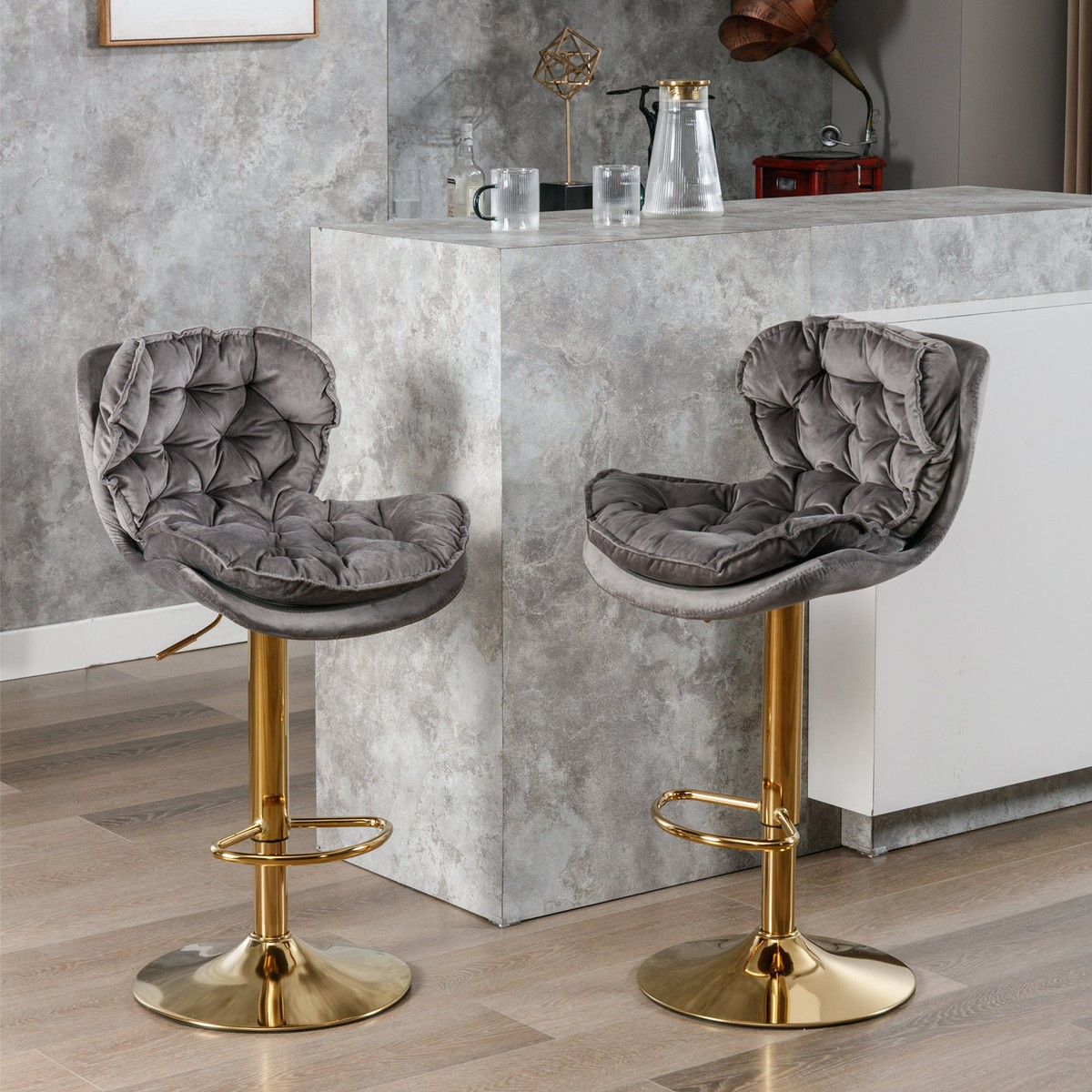 Adjustable Barstools Gray And Gold Bar Stools Adjustable Barstools