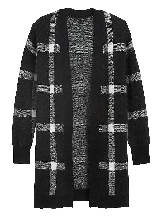 Suéteres para mujer a cuadros Banana Republic