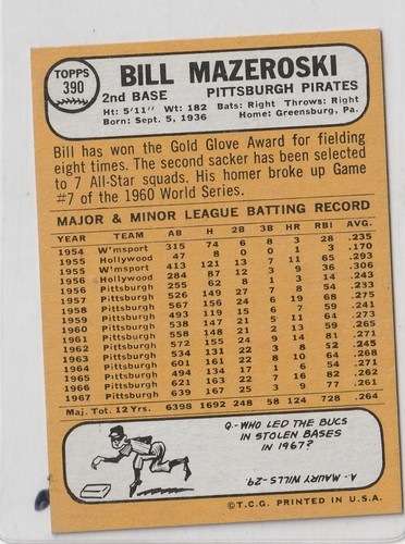 1968 Topps Baseball Cards Scegli una carta a scelta 295-660 EX X-MT 1/25 Set Break - Foto 169 di 490