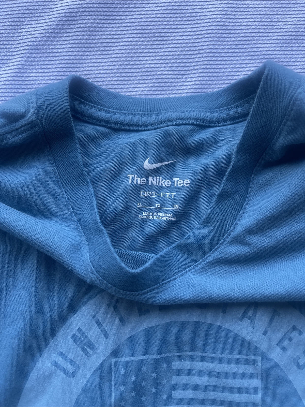 Nike Sportswear Team USA Olympic Rift Blue Shirt Shor… Gem