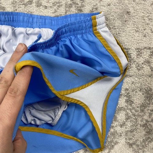 Nike Dri Fit Shorts Tempo Girl's Running Shorts Blue / White Size Large - Picture 4 of 7