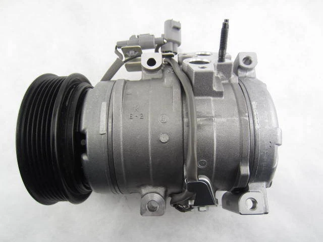 AC Compressor OEM Denso 10S17C fits Toyota Tundra QR - Image 2 of 4
