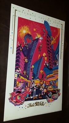 MELANIE TAYLOR KENT SIGNED 50TH ANNIV LOONEY TUNES MERRY MELODIES