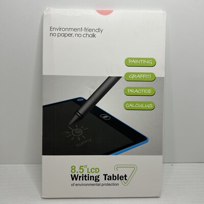 8.5 Portable LCD Writing Tablet Drawing Board Erasable for Kids Pink